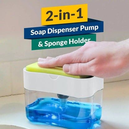 Soap Dispenser and Sponge Caddy