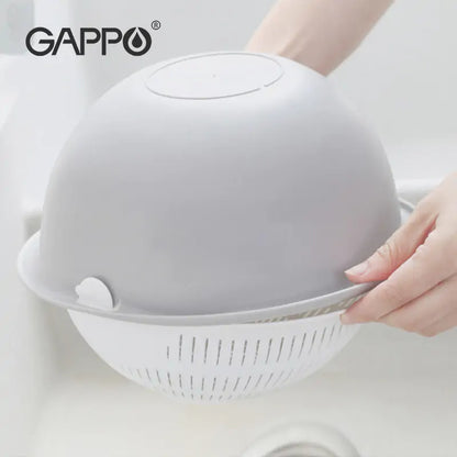 Double-layer Vegetable Washing Basin